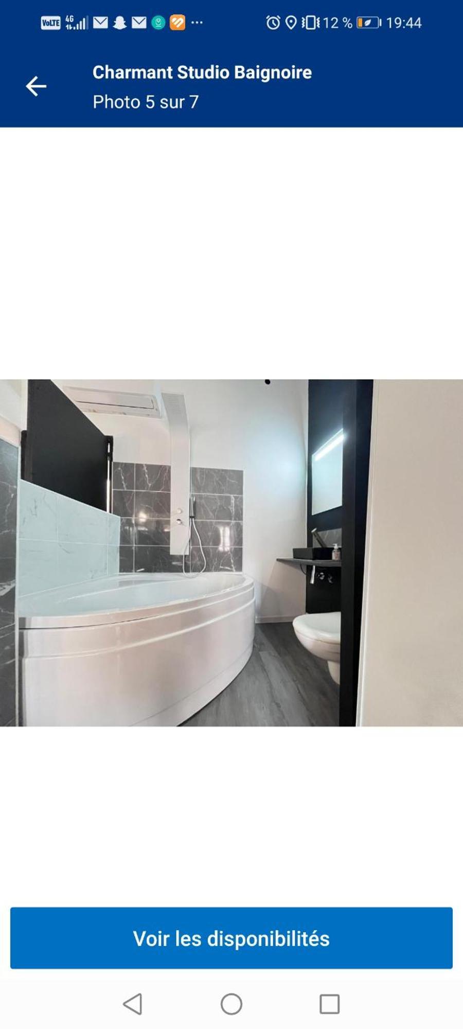 Charmant Studio Baignoire Narbonne Exterior photo